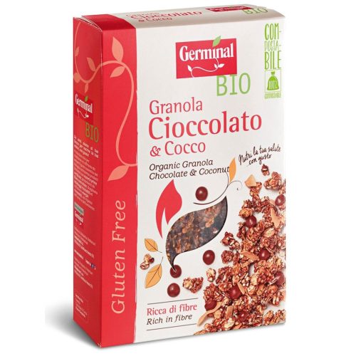 Germinal Gluténmentes bio  Granola csokis-kókuszos 275g