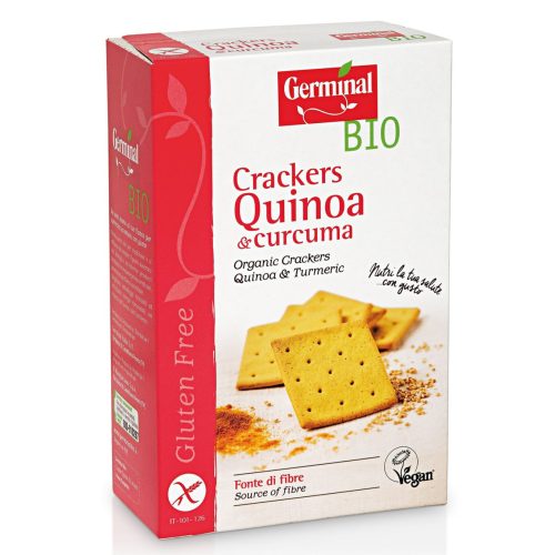 Germinal Gluténmentes bio  Quinoás+kurkumás kréker 150g