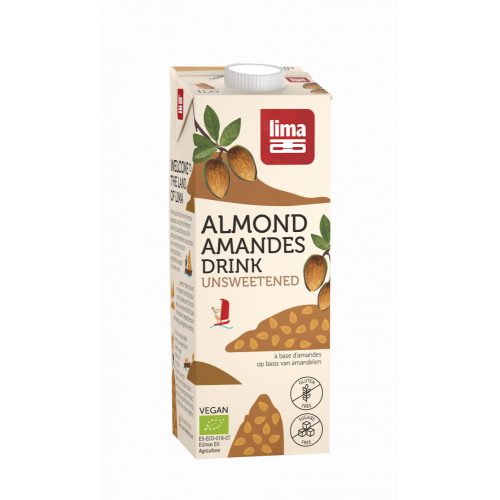 LIMA bio mandulaital natúr,édesítőszermentes 1l