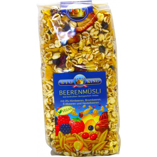 Bioking Bio bogyós müzli 375g