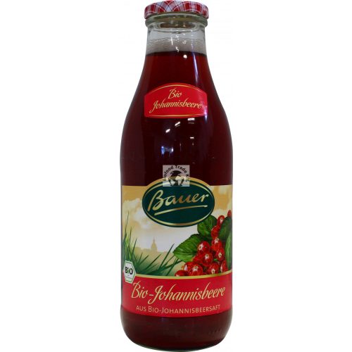 Bauer Bio pirosribizli nektár 30%-os 0,98l